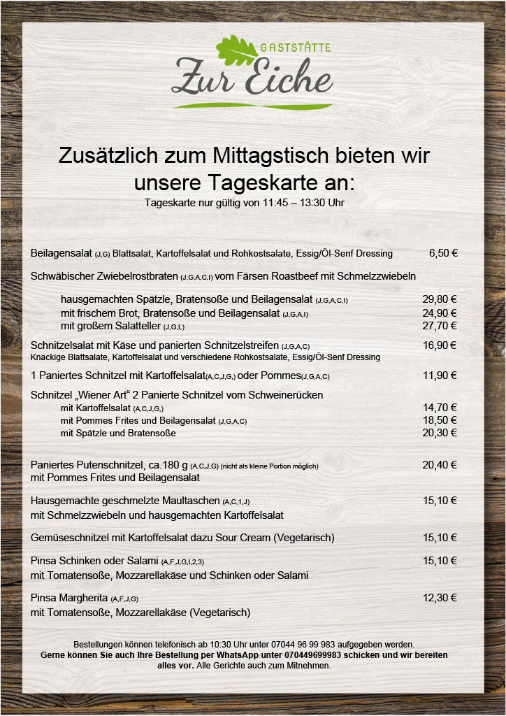 Tagesessen 13.01.2026 2