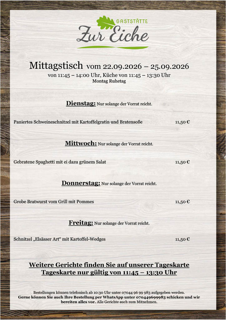 Tagesessen 22.09.2026 1